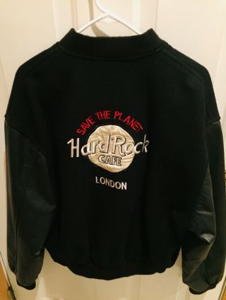 Mens Size Xl Hard Rock Cafe London Varsity Jacket
