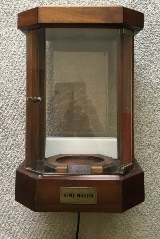 Louis XIII Remy Martin Cognac Baccarat Crystal Bottle Display Wooden Case 2