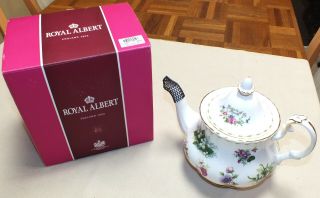 Royal Albert Teapot Flowers Of The Month England