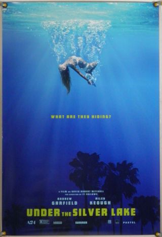 Under The Silver Lake Ds Rolled Adv Orig 1sh Movie Poster Andrew Garfield 2019