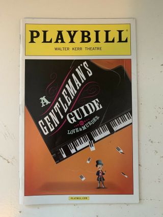 A Gentleman’s Guide To Love And Murder Playbill