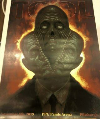 Tool Concert Poster - Pittsburgh - 11/8/19 - Chet Zar Limited Edition Print