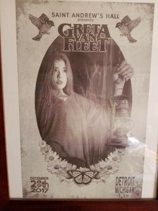 Greta Van Fleet 2017 Tour Poster 93/250