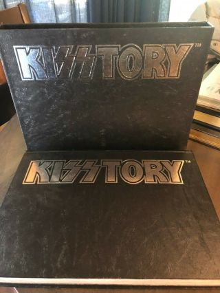 , Autographed 1994 Kisstory Book With Case.  In