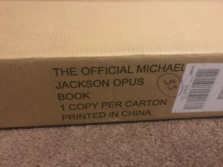 Official Michael Jackson OPUS With Glove NIB With Flaws 5