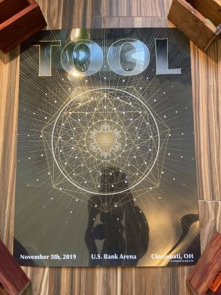 Tool Cincinnati Fear Inoculum Tour Poster 11/5/19.