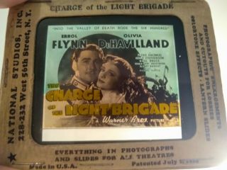 Charge Of The Light Brigade 1936 Vintage Glass Slide Errol Flynn