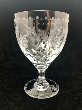 William Yeoward Crystal Fern Water Goblet 6 3/8 "