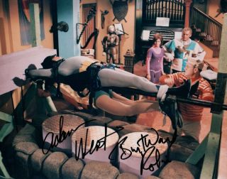 Adam West Burt Ward Dual Signed Autographed 8x10 Photo Batman Tied Up Jsa