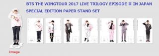 Bts The Wings Tour Live Trilogy Episode Ⅲ Japan Special Edition Paper Stand Set