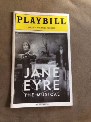 Jane Eyre Broadway Musical Playbill Feb 2001 With Postcard