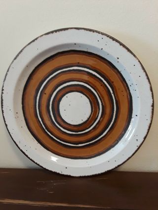 12 Earth Dinner Plate Midwinter Stonehenge Plus 8 Cereal Bowls.