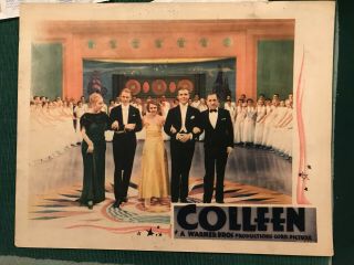 Coleen 1936 Warner Brothers 11x14 " Musical Lobby Card Ruby Keeler Dick Powell
