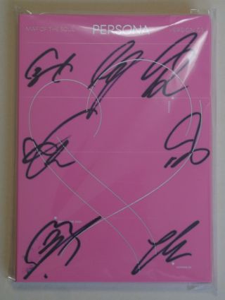 Bts Autographed Signed Map Of The Soul Persona Boy With Luv Promo Cd Rare 7