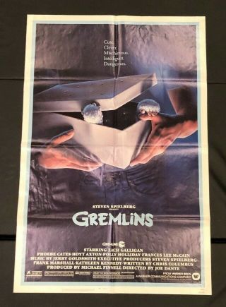 Gremlins One Sheet Ss/folded Movie Poster - 1985 - Spielberg