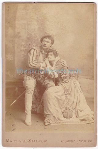 Victorian Stage Actress Winifred Emery.  Martin & Sallnow Cabinet Photo