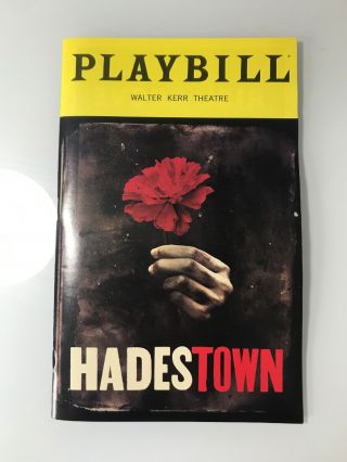 Hadestown Playbill July 2019 Broadway - Discounted -