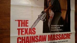 Texas Chainsaw Massacre 1 - sheet 1980 movie poster Vintage RARE 3