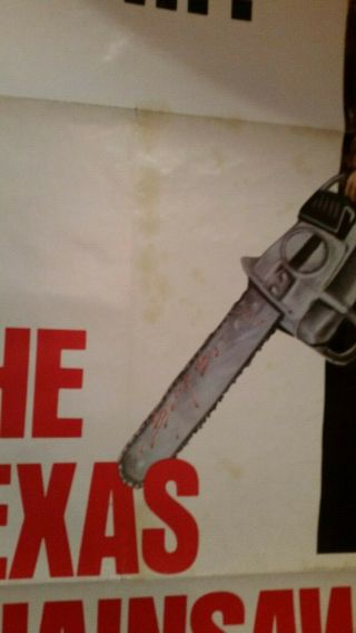Texas Chainsaw Massacre 1 - sheet 1980 movie poster Vintage RARE 4