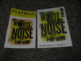 Daveed Diggs Signed Playbill Postcard Set White Noise Public Broadway