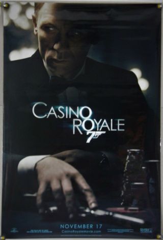 Casino Royale Ds Rolled Adv Orig 1sh Movie Poster Daniel Craig James Bond (2006)