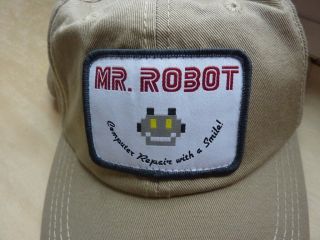 Loot Crate DX Mr.  Robot hat cap,  distressed look 