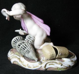 A Meissen German Porcelain figurine The Elements Water model C 98 2