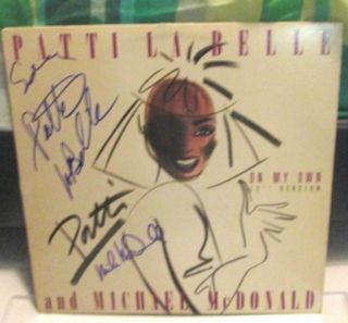 Patti Labelle & Michael Mcdonald Signed On My Own 12 " Lp