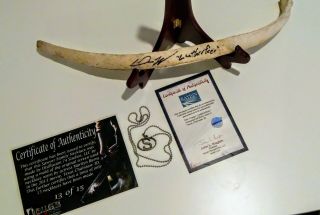 Texas Chainsaw Massacre 3d Leatherface Screen Signed Bone,  Sawyer Necklace