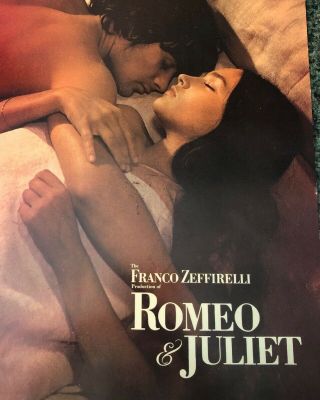 The Franco Zeffirelli Production Of Romeo & Juliet Paperback / Playbill 1968