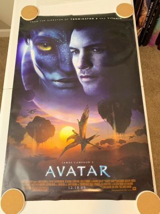 Avatar Movie Poster 27 " X 40 " Ds/rolled - 2009 - James Cameron