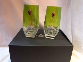 Waterford Mixology Neon Green Highball Glass Set of Two 7