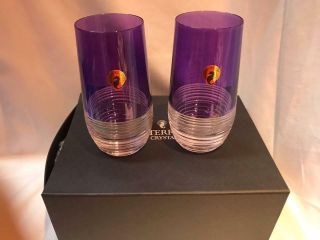 Waterford Mixology Circon Purple Highball Glass Set Of Two