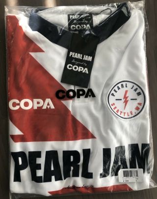 Pearl Jam USA Soccer Jersey - - Size Large - Rare 6