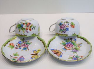 Herend Queen Victoria - Tea Cup and Saucer 724/VBO 2