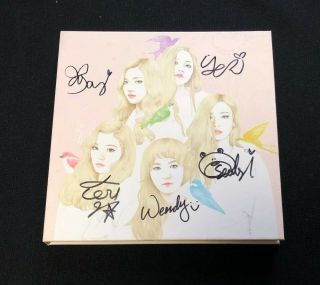 Red Velvet Autographed " Ice Cream Cake " 1st Mini Album Signed Promo Cd