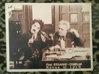 Charlie Chaplin 1916 Essanay Lobby Card His Job