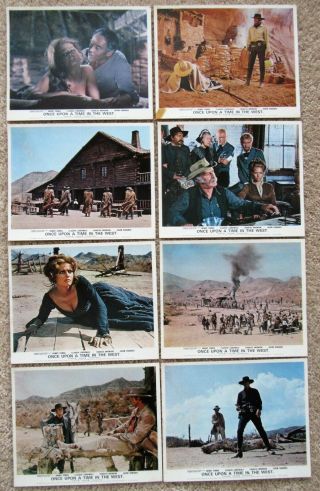 Once Upon A Time In The West 1968 Set Of 8 Eng Foh Lc 