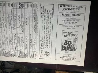 Movie Theatre Flyer “How To Make A Monster “ And Others 3