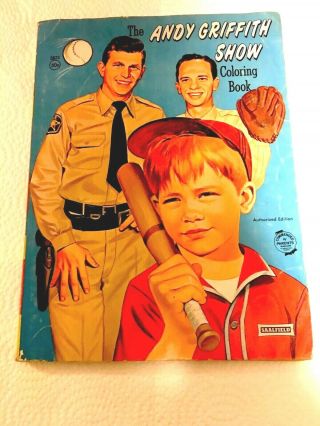 Vintage Hard To Find Andy Griffth Show Coloring Book Rare