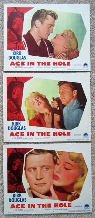 Ace In The Hole 1951 Set Of 3lc 