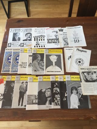 23 Play Bills And Programs From The 60’s