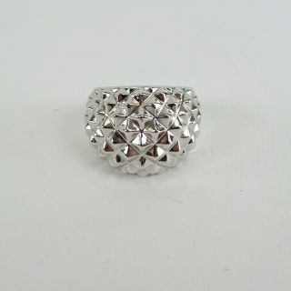 Miranda Lambert Unlabeled Silver - Colored Spiked Cocktail Ring Size 8