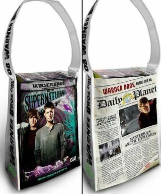Comic Con Supernatural Smallville Swag Bag Huge 23 " X 29 " Warner Bros Cw