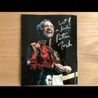 8x10 Glossy Hand Signed Official 2015 Monkees Tour Photo Of Peter Tork