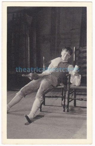 Ballet.  Robert Helpmann In The Prospect Before Us.  J W Debenham Postcard