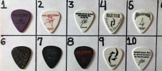 2019 Rare Halestorm Tour Guitar Picks 2 5 6