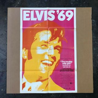 Elvis Presley 1969 The Trouble With Girls One Sheet Poster