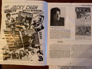 Vintage Pressbook Posters KUNG FU,  Jackie Chan,  Chuck Norris,  Bruce Lee,  Chiba 2