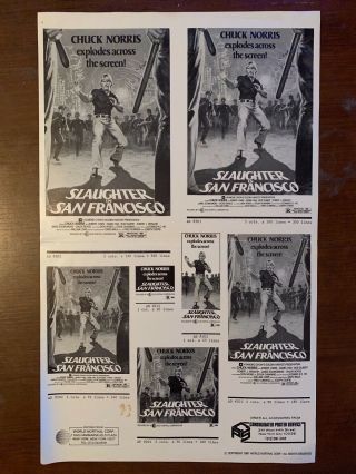 Vintage Pressbook Posters KUNG FU,  Jackie Chan,  Chuck Norris,  Bruce Lee,  Chiba 4